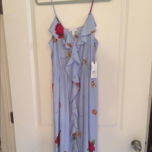 NWT Leith blue floral dress